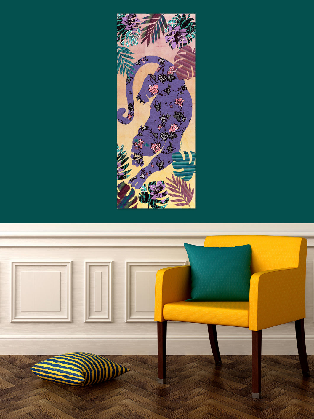 Purple Panther | Tapestry Print