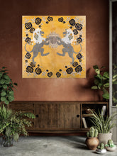 Load image into Gallery viewer, Golden Lion | Tapestry Print

